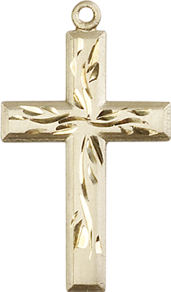 14kt Gold Filled Cross Medal