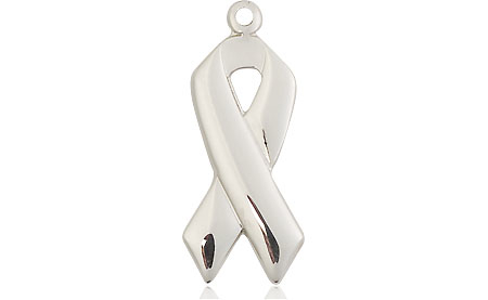 Sterling Silver Cancer Awareness Medal