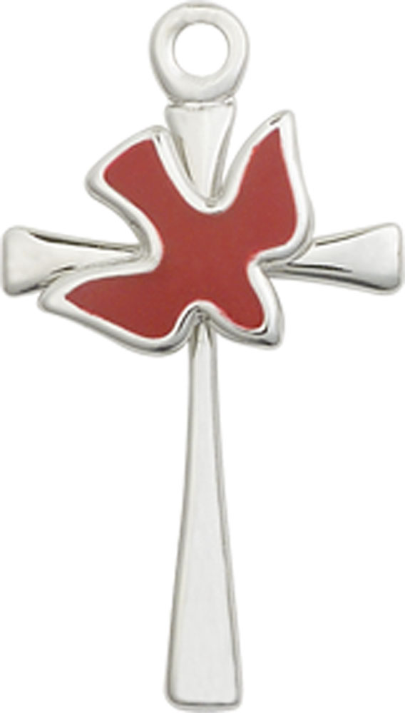 Sterling Silver Cross / Holy Spirit Medal