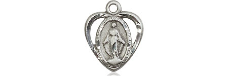 Sterling Silver Miraculous Medal - With Box