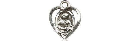 Sterling Silver Saint Ann Medal