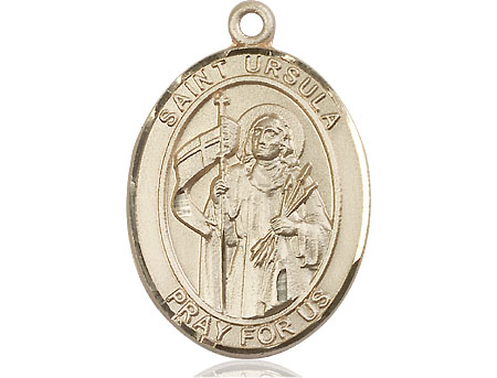 14kt Gold Filled Saint Ursula Medal