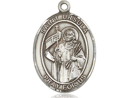Sterling Silver Saint Ursula Medal