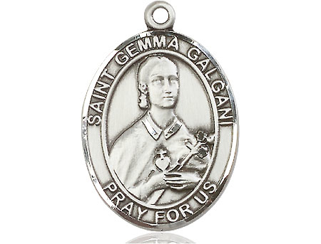 Sterling Silver Saint Gemma Galgani Medal