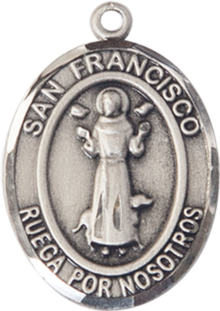 Sterling Silver San Francis Medal