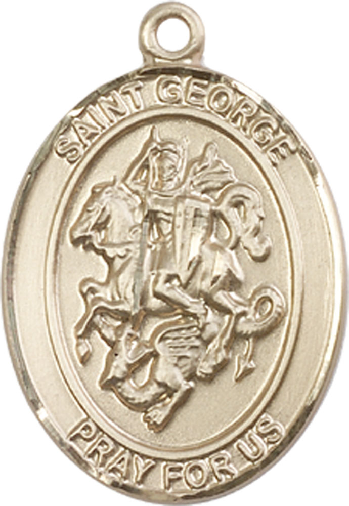 14kt Gold Filled Saint George Medal