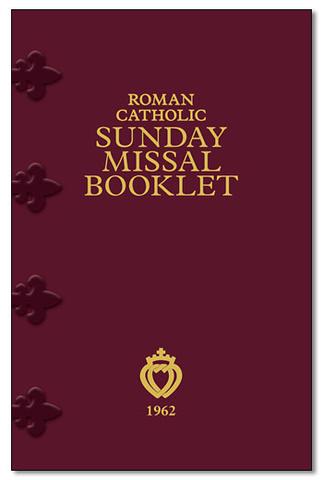 Sunday Missal Booklet Latin/English