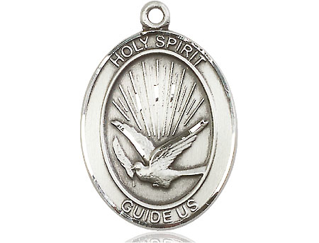 Sterling Silver Holy Spirit Medal