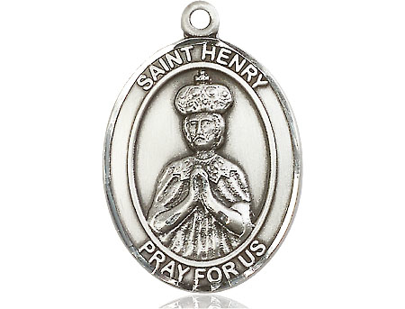 Sterling Silver Saint Henry II Medal