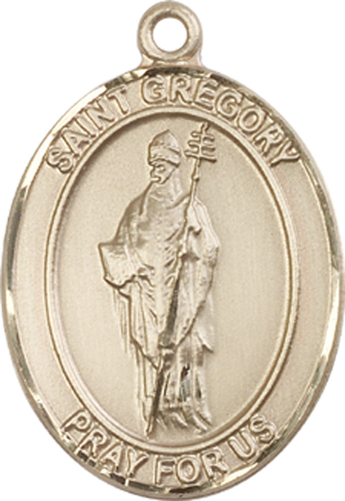 14kt Gold Filled Saint Gregory the Great Medal
