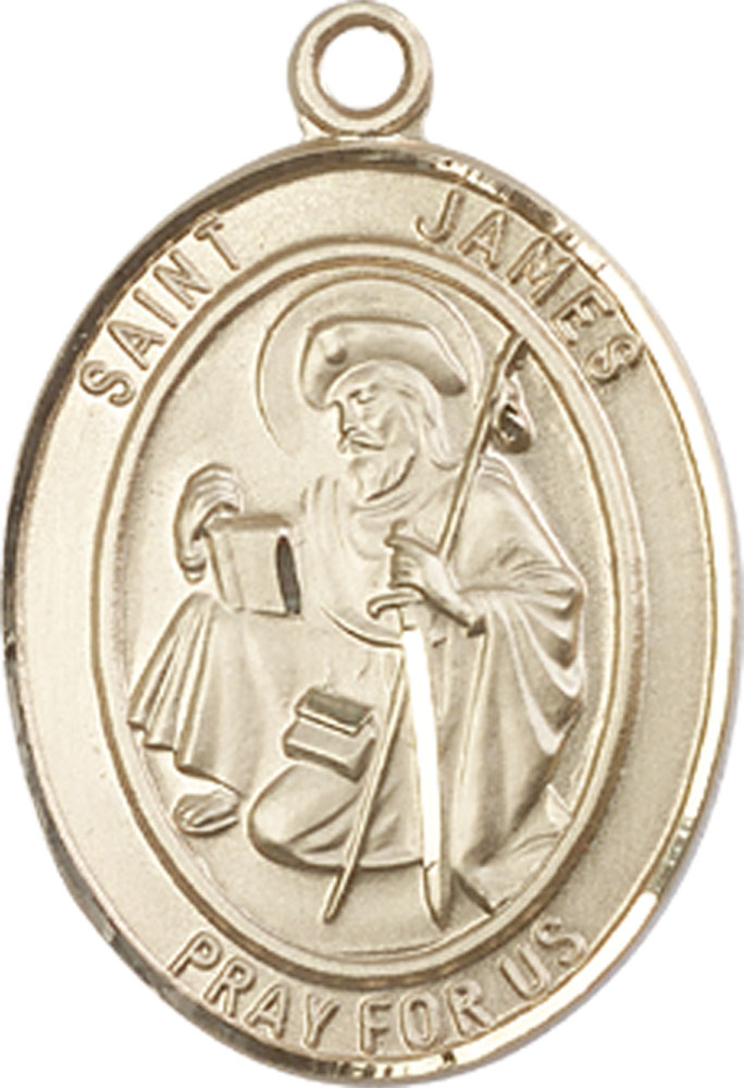 14kt Gold Filled Saint James the Greater Medal