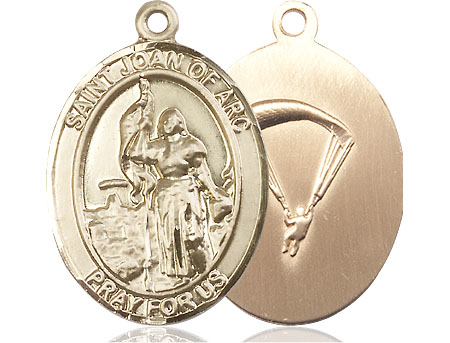 14kt Gold Filled Saint Joan of Arc Paratrooper Medal