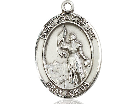 Sterling Silver Saint Joan of Arc Medal