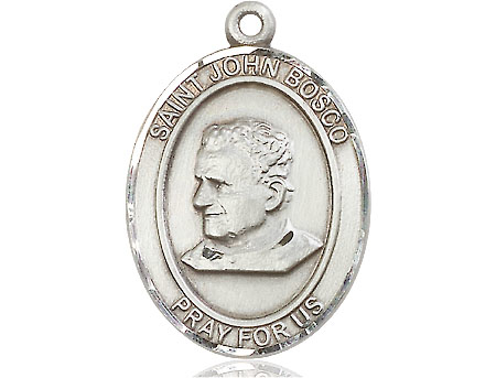 Sterling Silver Saint John Bosco Medal