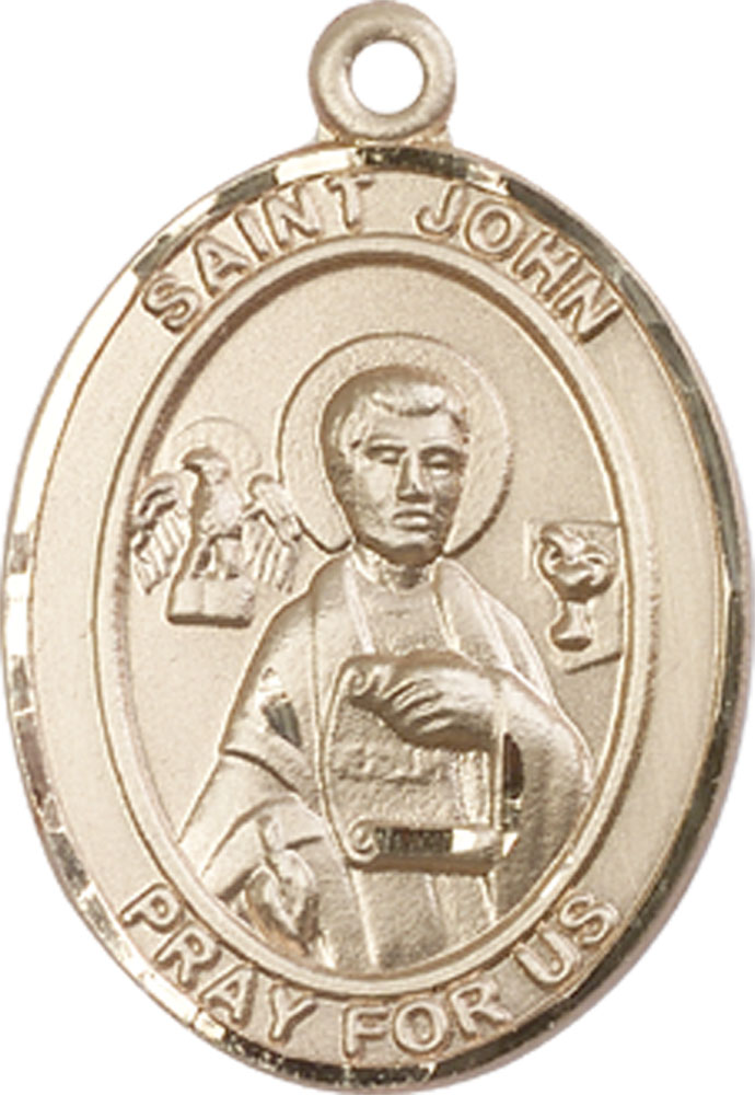 14kt Gold Filled Saint John the Apostle Medal