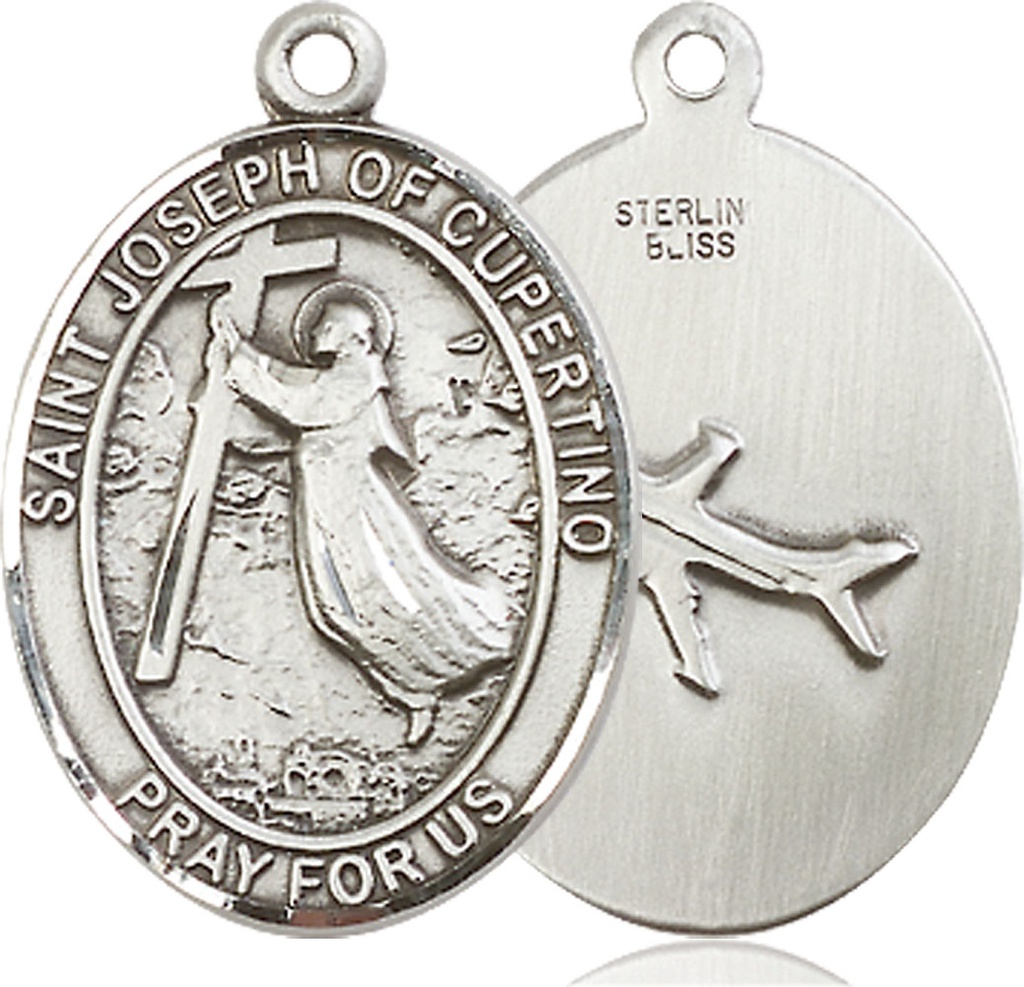 Sterling Silver Saint Joseph of Cupertino Medal