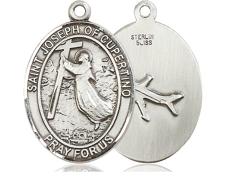 Sterling Silver Saint Joseph of Cupertino Medal