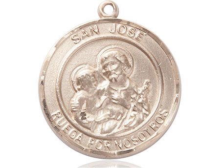 14kt Gold Filled San Jose Medal