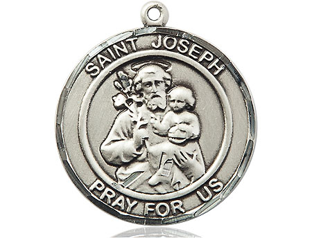 Sterling Silver Saint Joseph Medal