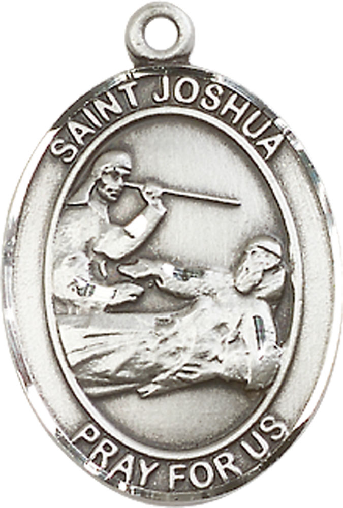 Sterling Silver Saint Joshua Medal