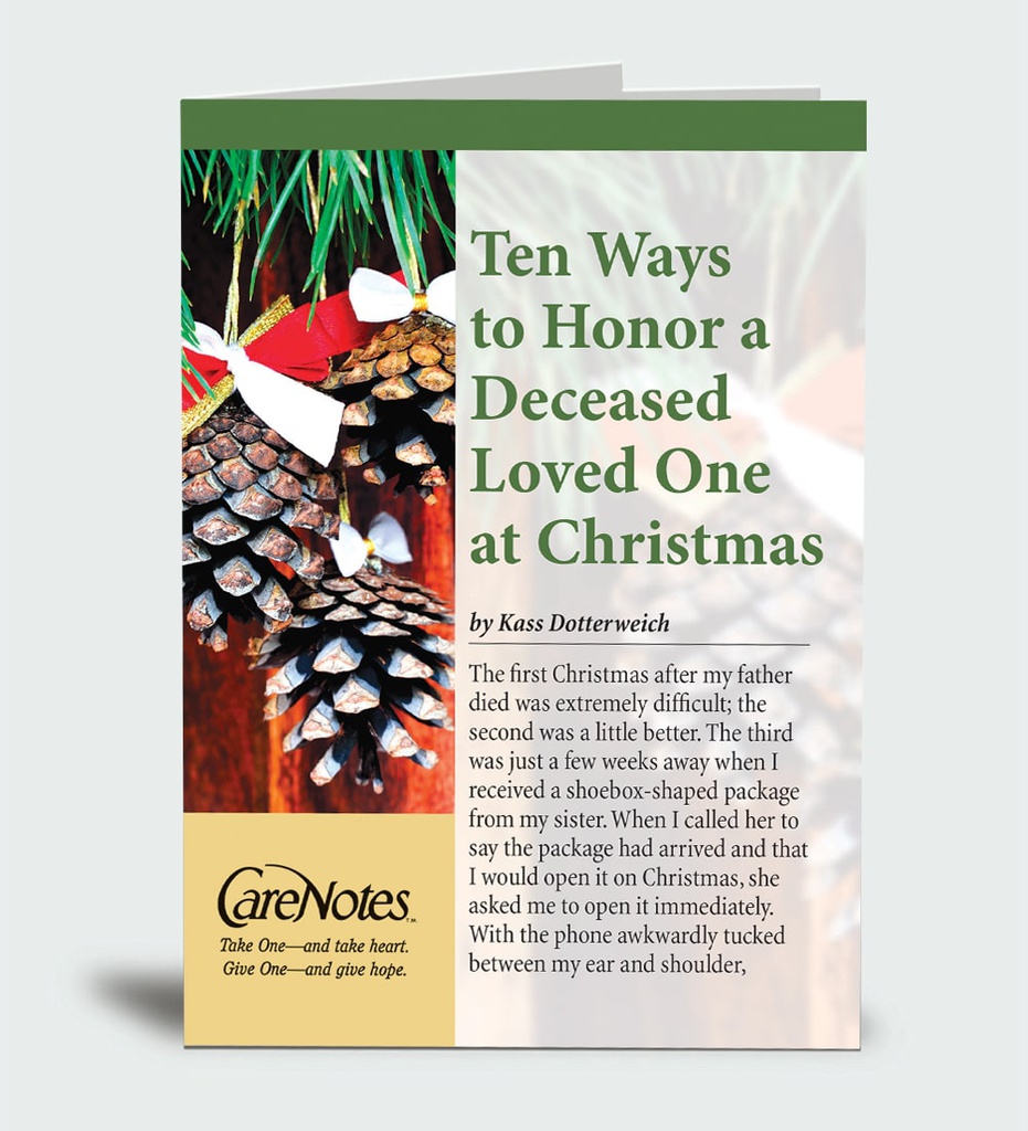 Ten Ways to Honor a Deceased Loved One at Christmas