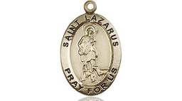 [3990GF] 14kt Gold Filled Saint Lazarus Medal