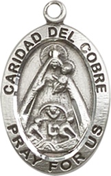 [3991SS] Sterling Silver Caridad del Cobre Medal