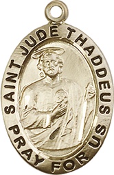 [4023GF] 14kt Gold Filled Saint Jude Medal