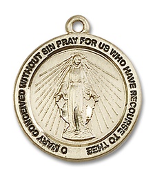 [4056GF] 14kt Gold Filled Miraculous Medal