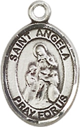 [9284SS] Sterling Silver Saint Angela Merici Medal