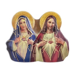 [HI-8337-198] Immaculate Heart And Sacred Heart Magnet