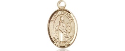 [9285GF] 14kt Gold Filled Saint Walter of Pontnoise Medal