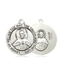 [4058SS] Sterling Silver Scapular Medal
