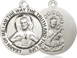 [4058SS] Sterling Silver Scapular Medal