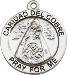 [4063SS] Sterling Silver Caridad del Cobre Medal