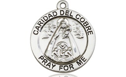 [4063SS] Sterling Silver Caridad del Cobre Medal