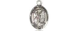[9298SS] Sterling Silver Saint Fiacre Medal