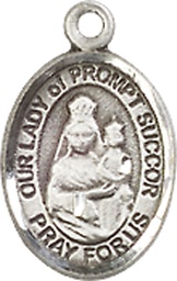 [9299SS] Sterling Silver Our Lady of Prompt Succor Medal