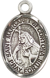 [9301SS] Sterling Silver Saint Margaret of Cortona Medal