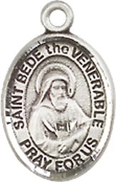 [9302SS] Sterling Silver Saint Bede the Venerable Medal