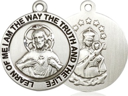 [4083SS] Sterling Silver Scapular Medal