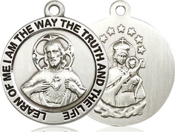 [4083SS] Sterling Silver Scapular Medal