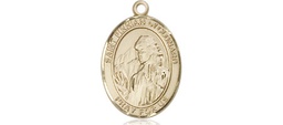 [9308GF] 14kt Gold Filled Saint Finnian of Clonard Medal