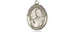 [9308SS] Sterling Silver Saint Finnian of Clonard Medal