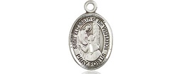 [9311SS] Sterling Silver Saint Elizabeth of the Visitation Medal