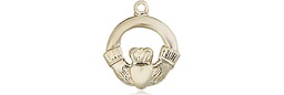 [4113GF] 14kt Gold Filled Claddagh Medal