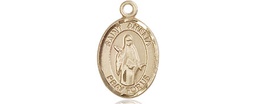 [9313GF] 14kt Gold Filled Saint Amelia Medal