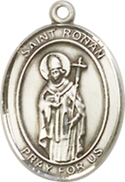 [9315SS] Sterling Silver Saint Ronan Medal