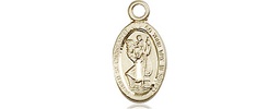 [4121CGF] 14kt Gold Filled Saint Christopher Medal