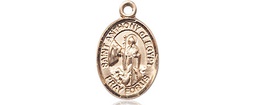 [9317GF] 14kt Gold Filled Saint Anthony of Egypt Medal